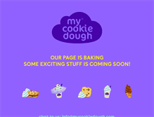 Tablet Screenshot of mycookiedough.com